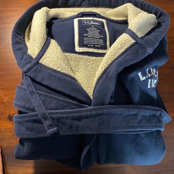 L.L.Bean mens house robe/coat - Picture 3 of 5